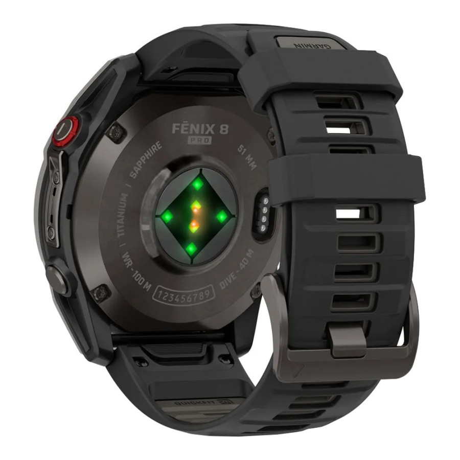 Garmin Fenix 8 Pro 51 mm AMOLED Carbon Gray DLC Titanium with Black/Pebble Gray (010-03199-00/01)