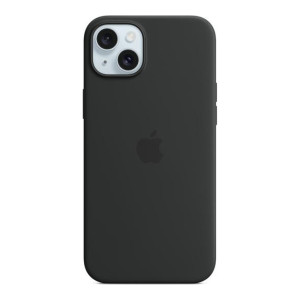 Apple iPhone 15 Plus Silicone Case with MagSafe - Black (MT103) (OEM)