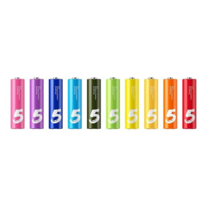 ZMI AA bat Alkaline 10шт ZI5 Rainbow (NQD4000RT)