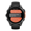 Garmin Fenix 8 47mm AMOLED Slate Gray with Black Silicone Band (010-02904-00/09)