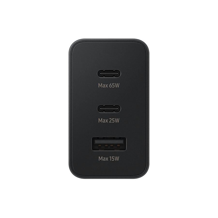 Samsung 65W Power Adapter Trio (w/o cable) Black (EP-T6530NBE) (High Copy)