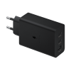 Samsung 65W Power Adapter Trio (w/o cable) Black (EP-T6530NBE) (High Copy)