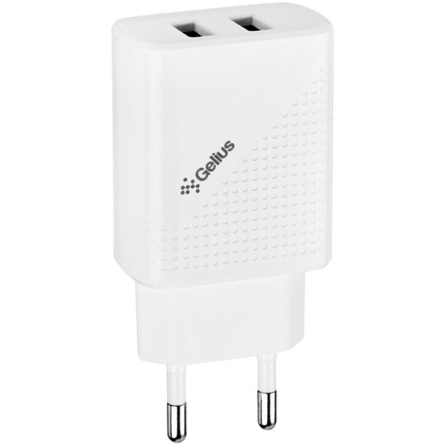 СЗУ Gelius Pro Vogue GP-HC011 2USB 2.4A (White)