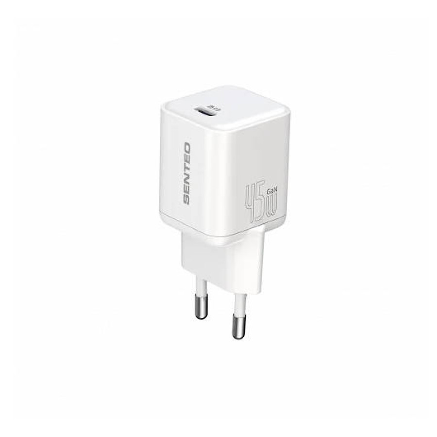 SENTEO Z-18 USB-C 3A GaN PD 45W white