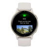 Garmin vivoactive 5 Cream Gold Aluminum Bezel with Ivory Case and Silicone Band (010-02862-11)