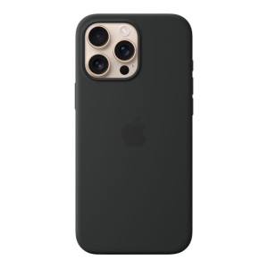 Apple iPhone 16 Pro Max Silicone Case with MagSafe - Black (MYYT3) (EU)
