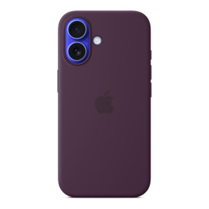 Apple iPhone 16 Silicone Case with MagSafe - Plum (MYY43) (EU)