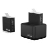GoPro Dual Battery Charger + battery Enduro 2 pcs for HERO11/10/9 (ADDBD-211)