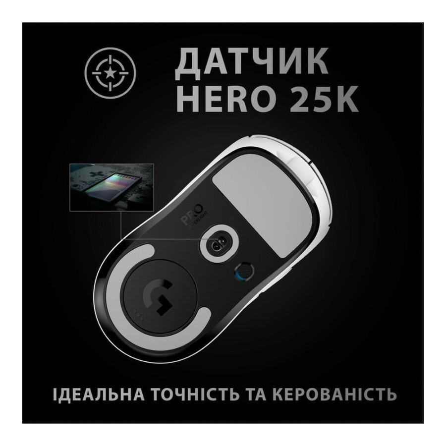 Logitech G Pro X Superlight Wireless White (910-005942, 910-005946, 910-005940, 910-005944)