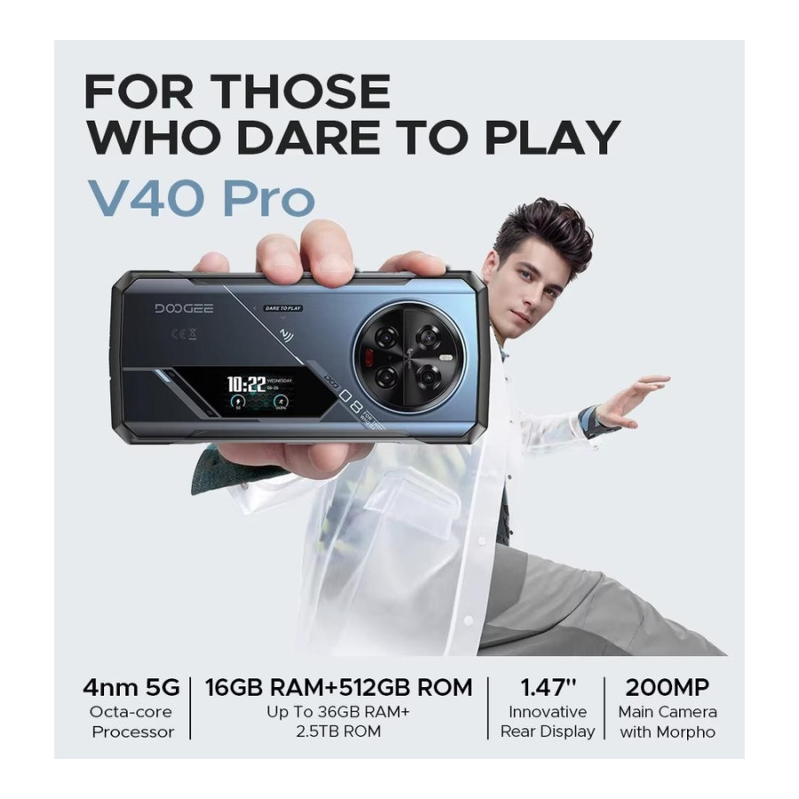 DOOGEE V40 Pro 16/512GB Silver