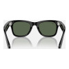 Ray-Ban Meta Wayfarer Large - Shiny Black / G-15 Green (RW4008 601/71 53-22)