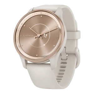 Garmin Vivomove Trend Peach Gold S. Steel Bezel w. Ivory Case and S. Band (010-02665-01)