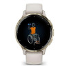 Garmin Venu 3S Soft Gold S. Steel Bezel with Ivory Case and S. Band (010-02785-04/54)