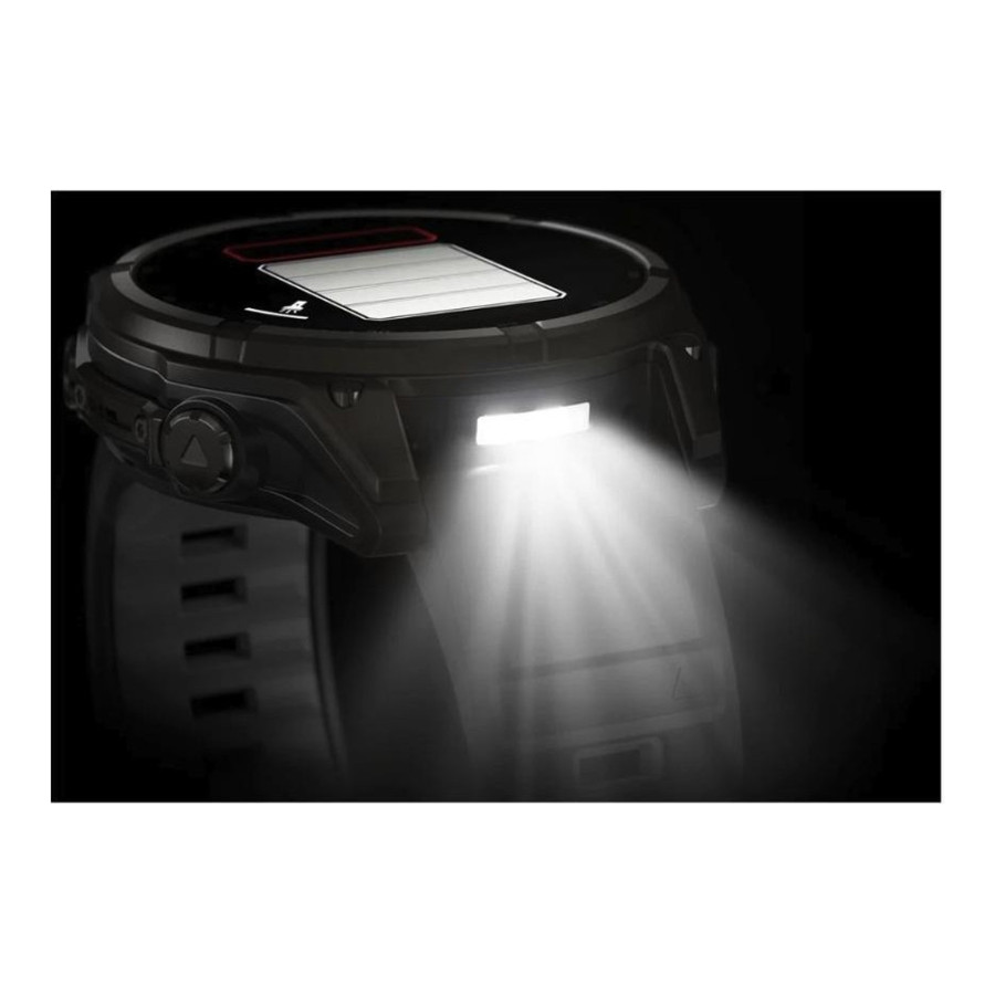 Garmin Fenix 8 47mm Solar Sapphire Carbon Gray DLC Titanium w. Black/Pebble Gray S. Band (010-02906-10/11/70)