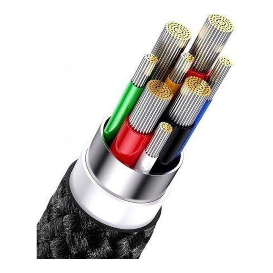 Baseus Flash Series II 3 in 1 USB Type-C to Type-C/Lightning/Micro USB 100W 1.5m Black (CASS030201)