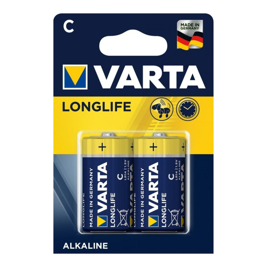 Varta C bat Alkaline 2шт LONGLIFE EXTRA (04114101412)