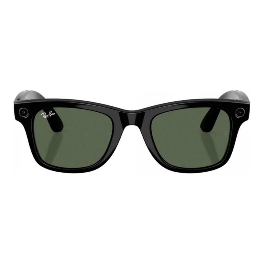 Ray-Ban | Meta Wayfarer [Gen 2] Standard Shiny Black Frame / G-15 Green Lenses (RW4012 601/71 50-22)