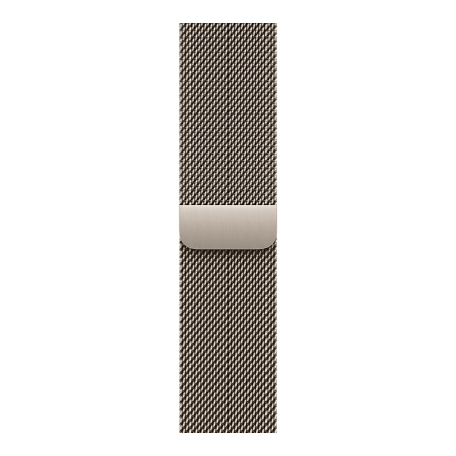 Apple Watch Series 11 GPS + Cellular 46mm Natural Tit. Case w. Natural Milanese Loop - M/L (MFD04)