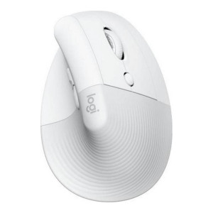 Logitech Lift Vertical Ergonomic Mouse Off-White (910-006475, 910-006480, 910-006486)
