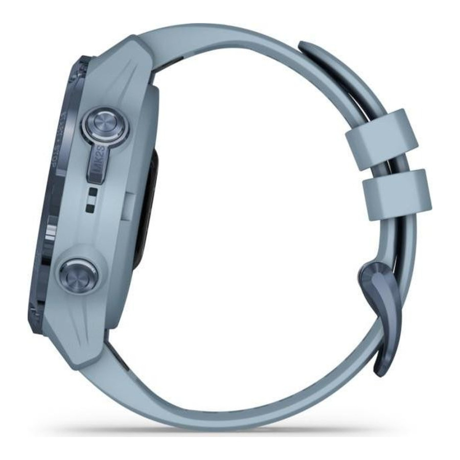 Garmin Descent Mk2S Mineral Blue with Sea Foam Silicone Band (010-02403-07)