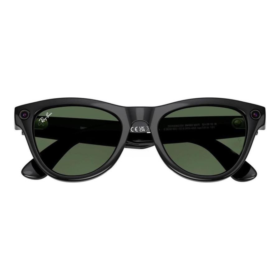 Ray-Ban Meta Skyler Standard - Shiny Black / G-15 Green (RW4010 601/71 52-20)