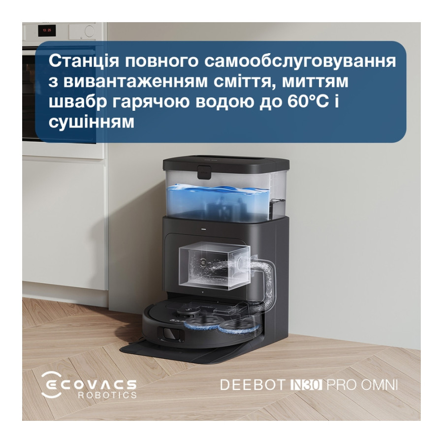ECOVACS Deebot N30 Pro OMNI Black (YDLX11-1 Black)