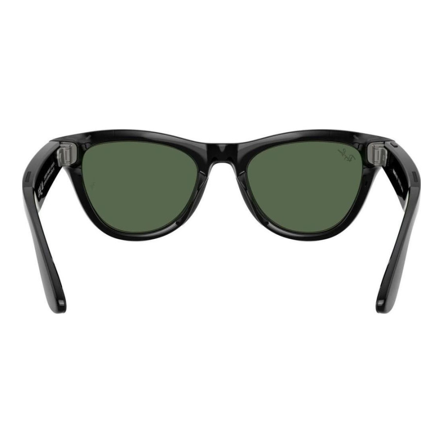Ray-Ban Meta Skyler Standard - Shiny Black / G-15 Green (RW4010 601/71 52-20)