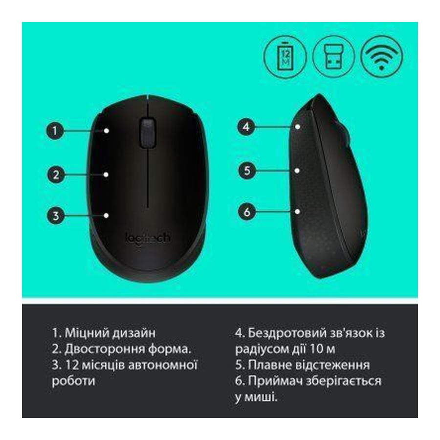 Logitech M171 Black (910-00442)