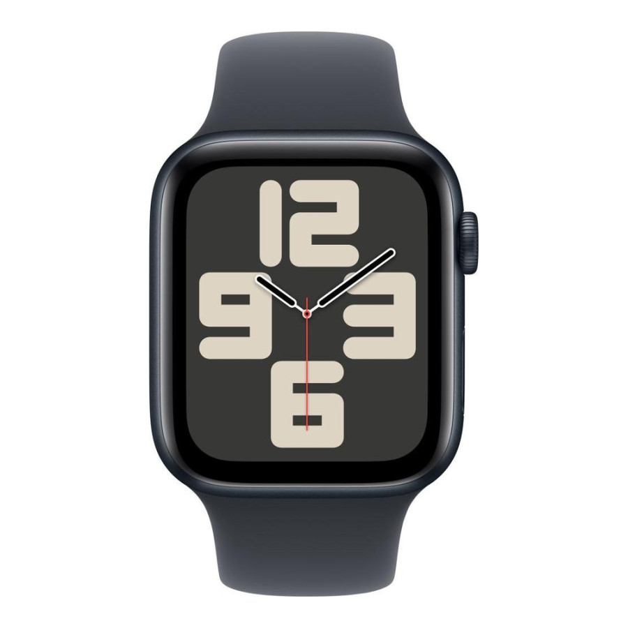 Apple Watch SE 2 GPS 44mm Midnight Aluminium Case w. Midnight Sport Band - S/M (MXEJ3)