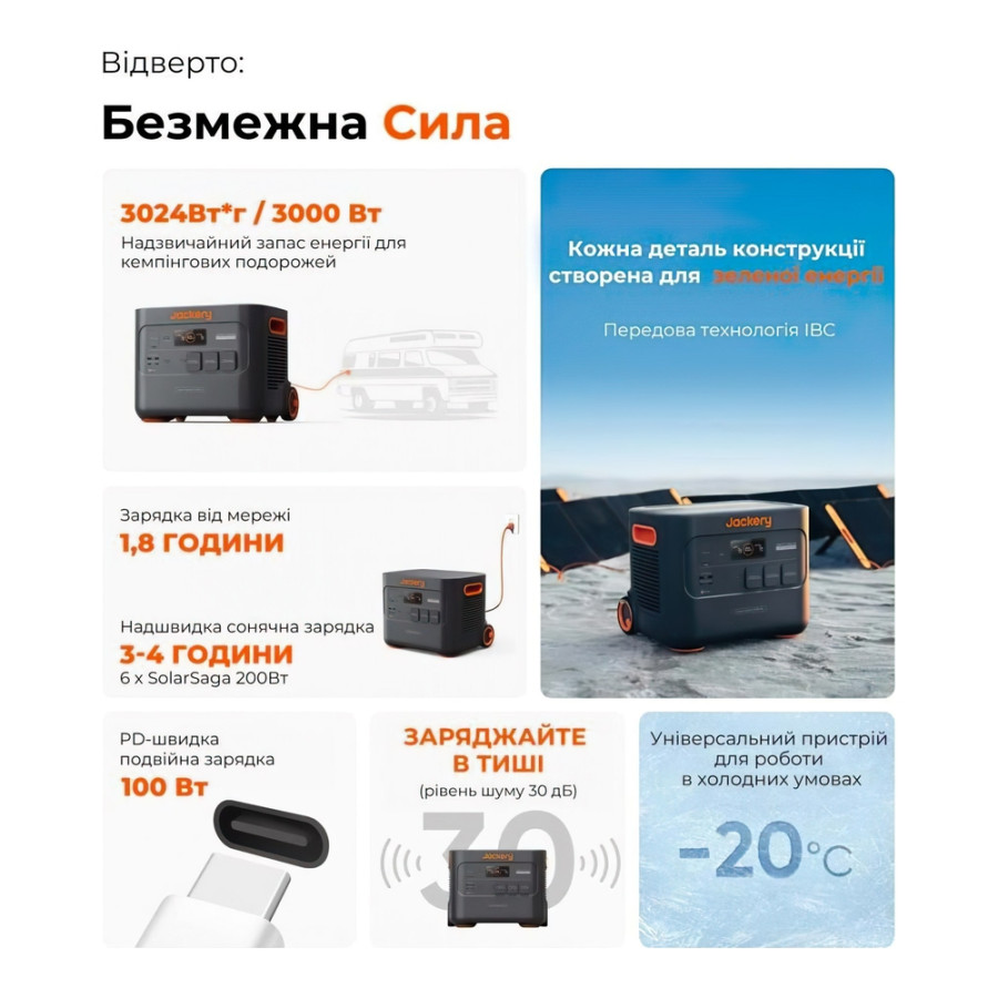 Jackery Explorer 3000 Pro (70-3000-EUOR01)