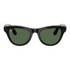 Ray-Ban Meta Skyler Standard - Shiny Black / G-15 Green (RW4010 601/71 52-20)