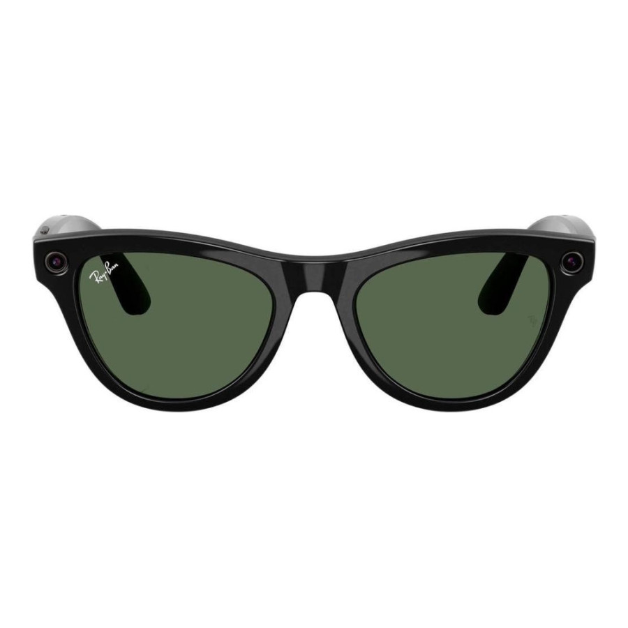 Ray-Ban Meta Skyler Standard - Shiny Black / G-15 Green (RW4010 601/71 52-20)
