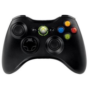 Microsoft Wireless Controller Xbox 360 + Receiver for PC (Black)