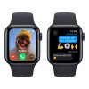 Apple Watch SE 2 GPS 40mm Midnight Aluminium Case with Midnight Sport Band M/L (MR9Y3)