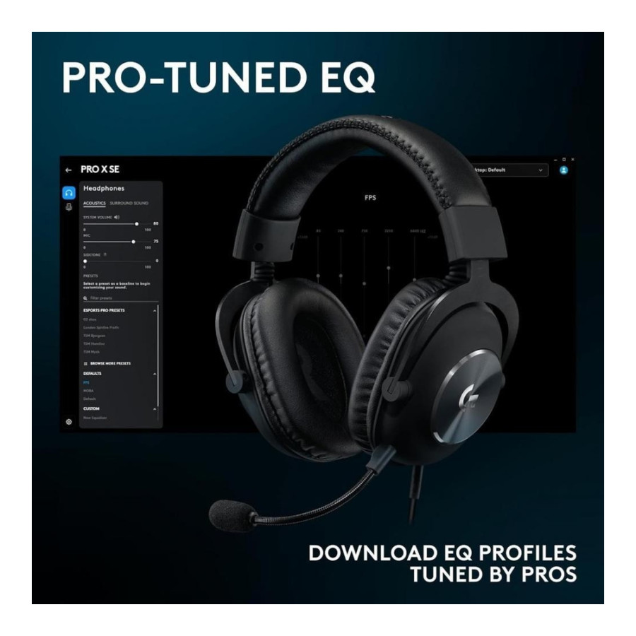 Logitech G PRO X SE Black (981-001470, 981-001469)