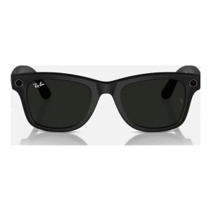 Ray-Ban Meta Wayfarer Standard Matte Black/Clear to G-15 Green Transitions (RW4006 601SM1 50-22)