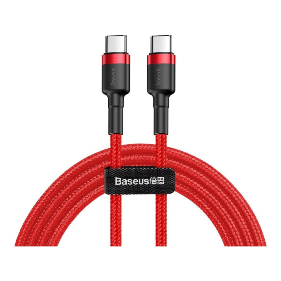 Baseus Cafule PD2.0 60W flash charging USB Type-C 20V 3A 1M Grey+Black (CATKLF-GG1)