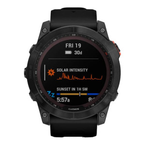Garmin Fenix 7X Solar Slate Gray with Black Band (010-02541-00/01/0A)