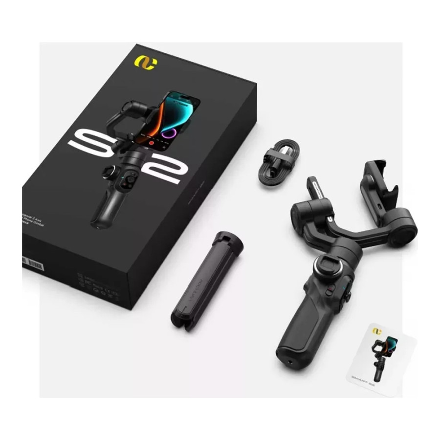 AOCHUAN Professional Gimbal Stabilizer for Smartphone SMART S2 Black (AOCHUAN-SMARTS2-B)
