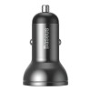 Baseus Digital Display Dual USB 24W Gray (CCBX-0G)