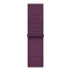 Apple Watch Series 10 GPS 42mm Rose Gold Aluminum Case w. Plum Sport Loop (MWWK3)