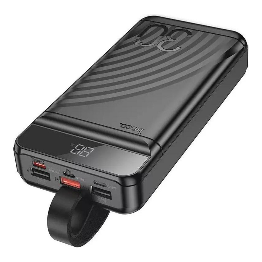 Hoco J123B Element 22.5W+PD20W fully compatible with LCD and LED-lamp 30 000mAh Black