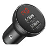 Baseus Digital Display Dual USB 24W Gray (CCBX-0G)