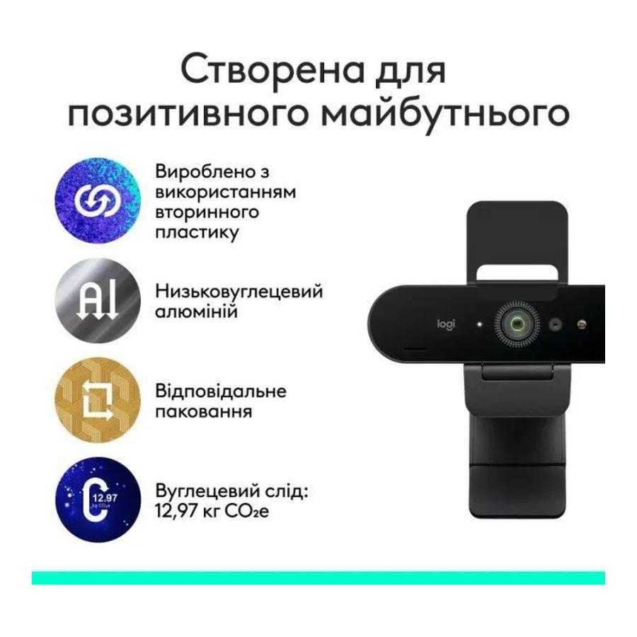 Logitech Brio 4K Ultra HD Black (960-001723)