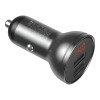 Baseus Digital Display Dual USB 24W Gray (CCBX-0G)