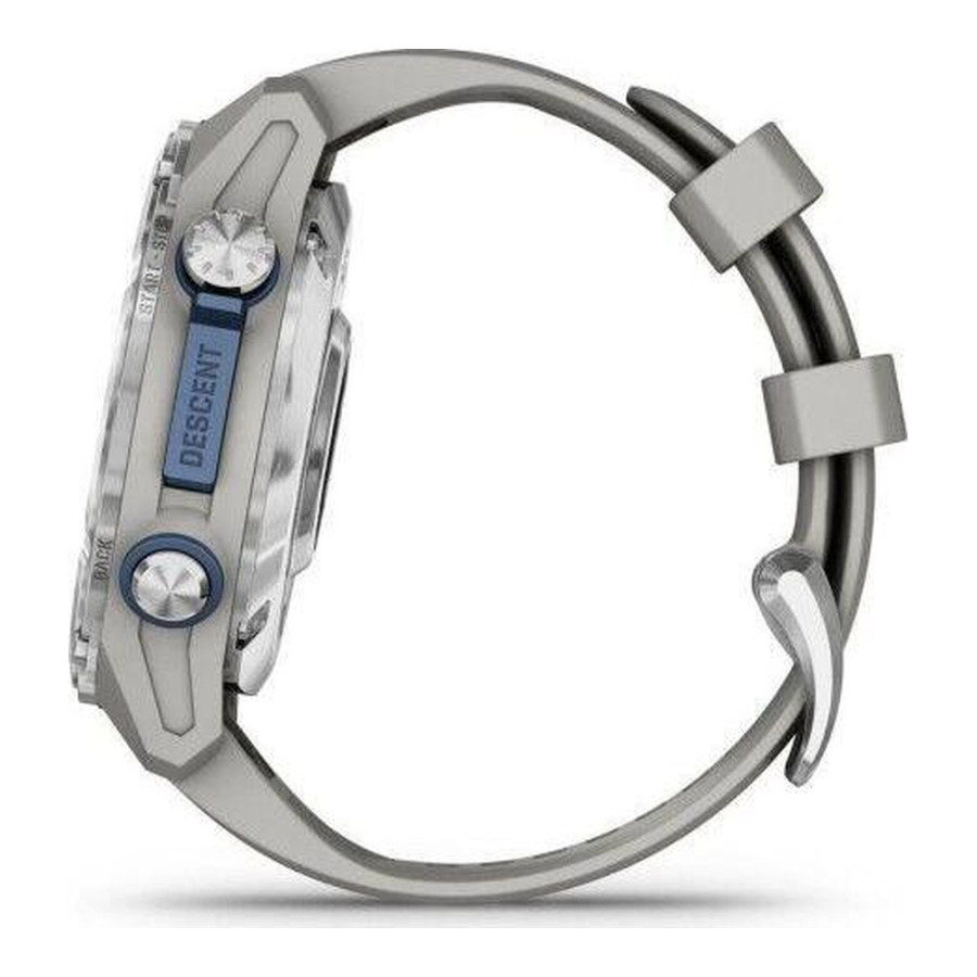 Garmin Descent Mk3 43 mm Stainless Steel with Fog Gray Silicone Band (010-02753-04/03)