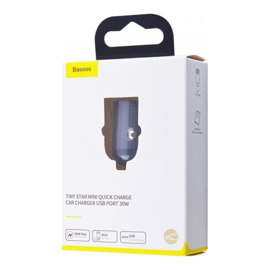 Baseus Tiny Star Mini PPS Car Charge USB Type-C Port 30W Gray (VCHX-B0G)