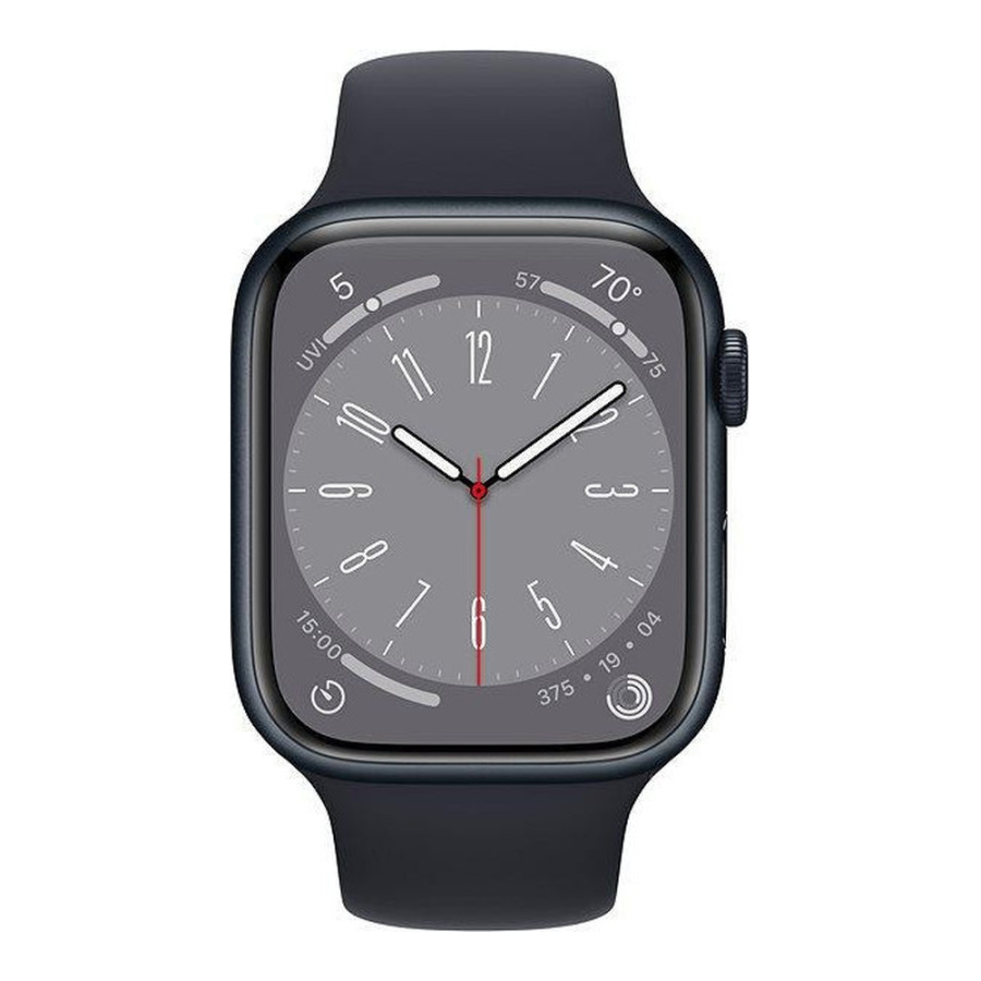 Apple Watch Series 8 GPS 45mm Midnight Aluminum Case w. Midnight Sport Band (MNP13)