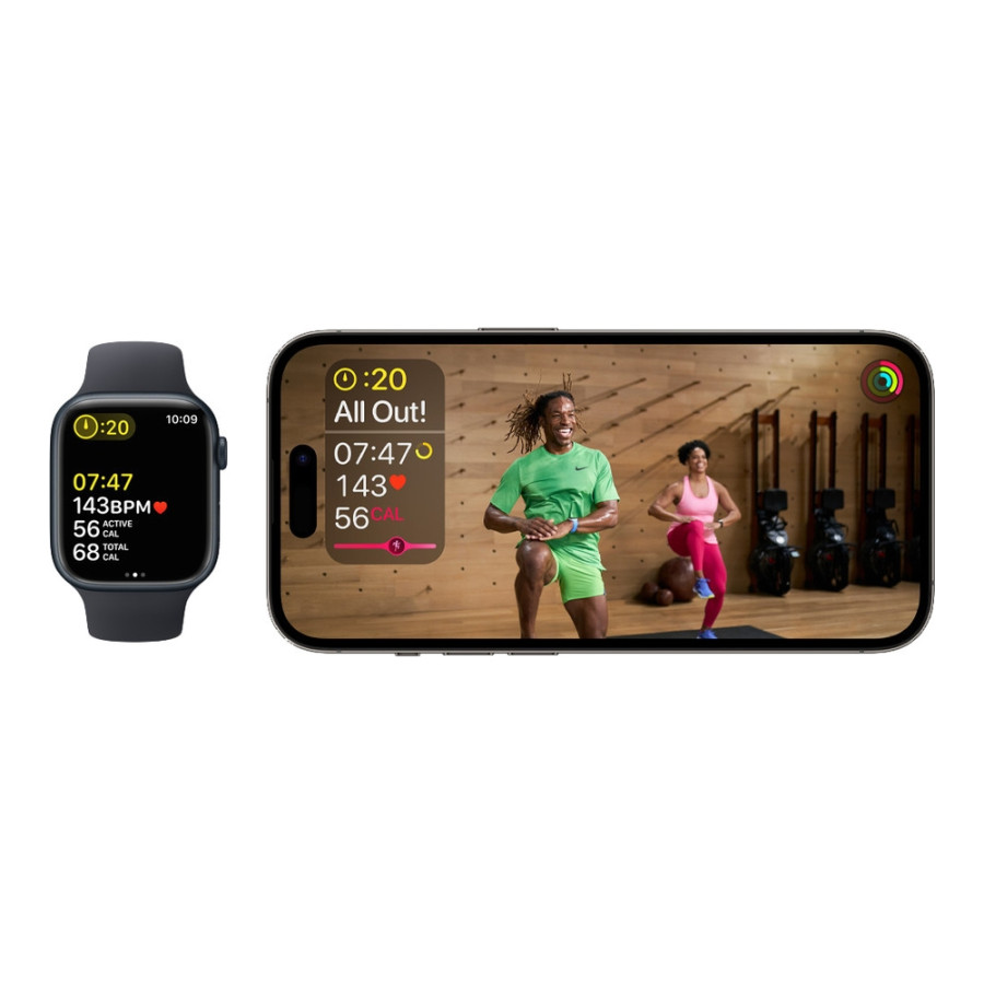Apple Watch Series 8 GPS 45mm Midnight Aluminum Case w. Midnight Sport Band (MNP13)