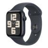 Apple Watch SE 2 GPS 44mm Midnight Aluminium Case w. Midnight Sport Band - S/M (MXEJ3/MXG13/MXGL3)